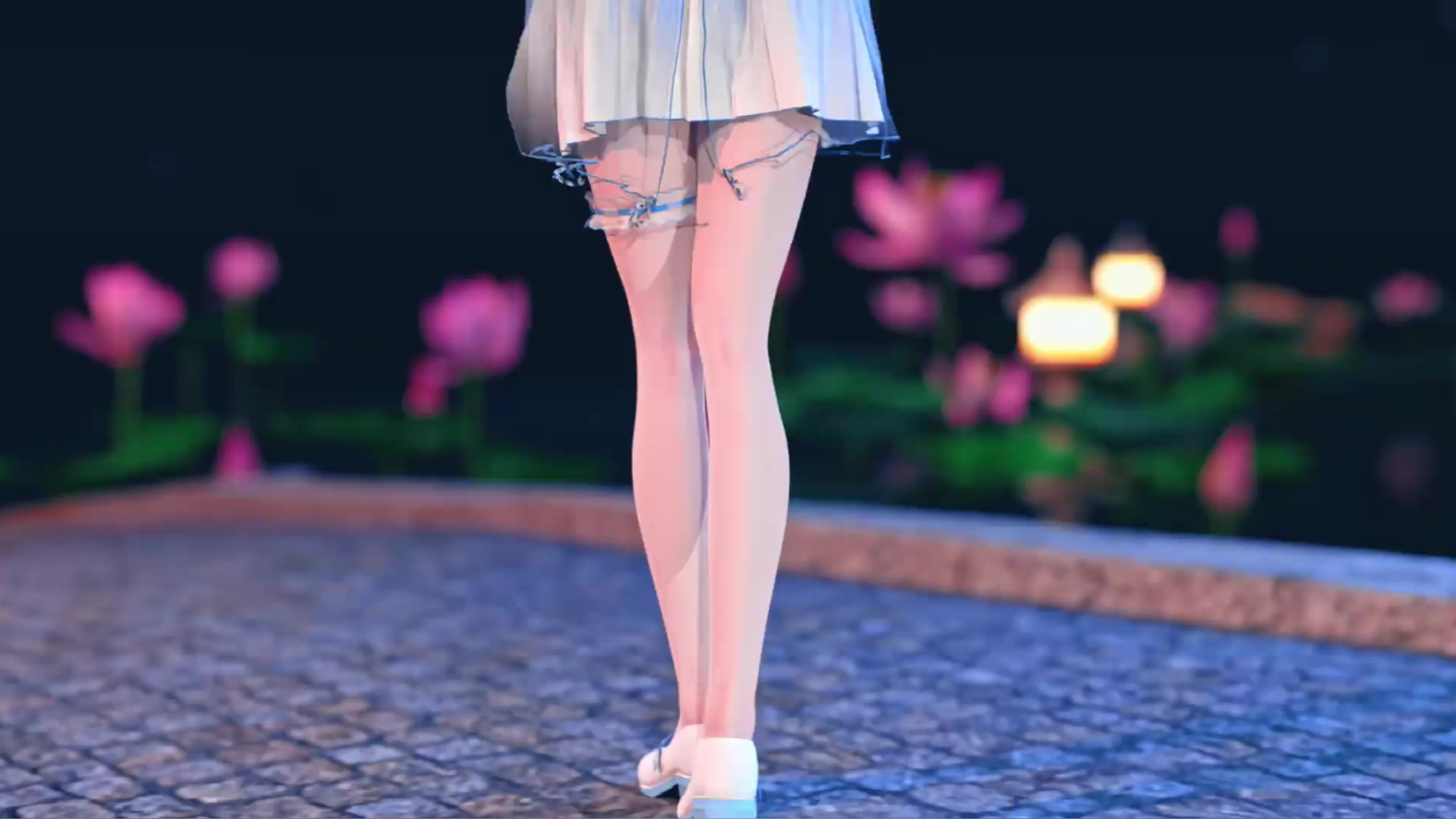 【MMD泠鸢】彩虹节拍 这双腿够我舔一年了 光线追踪渲染 视频末尾有福利